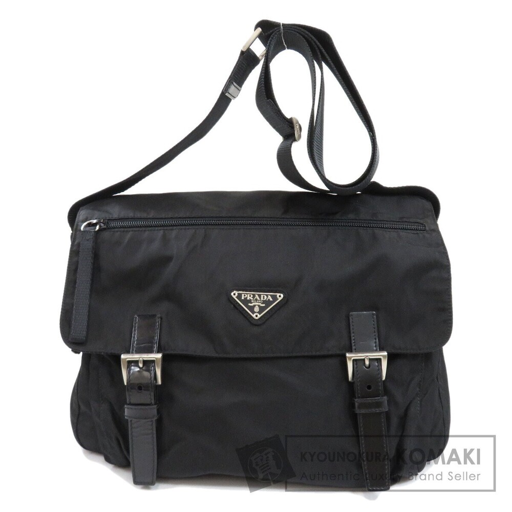 Prada Tessuto messenger bag black
